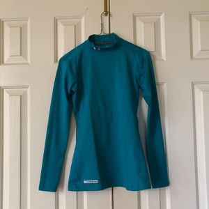 Under Armour Women's SM Cold Gear Mock Neck Shirt